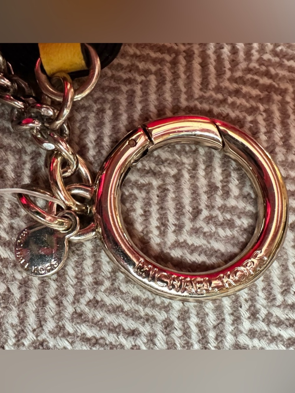 Michael Kors Leather Cascading Mini Tassel Key Chain or Bag Charm- NWOTs - Picture 3 of 9